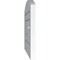 Ekena Millwork Arch Top Surface Mount PVC Gable Vent: Non-Functional, w/2"W x 1-1/2"P Brickmould Frame, 18"W x 42"H GVPAR18X4202SN - alternate 5